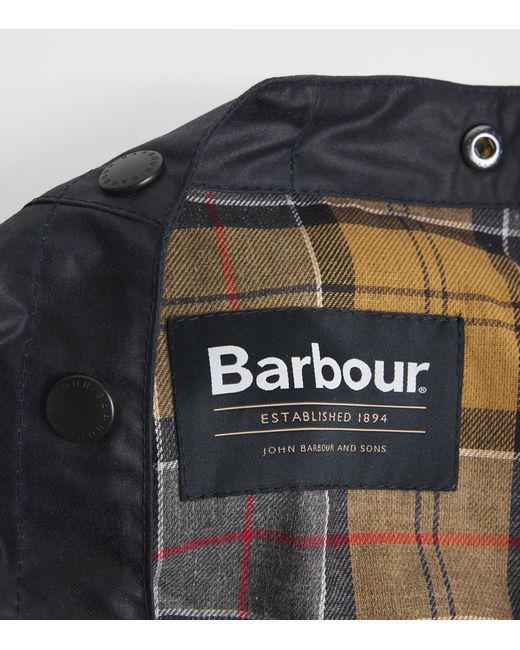 Barbour Black Waxed Cotton Hood for men
