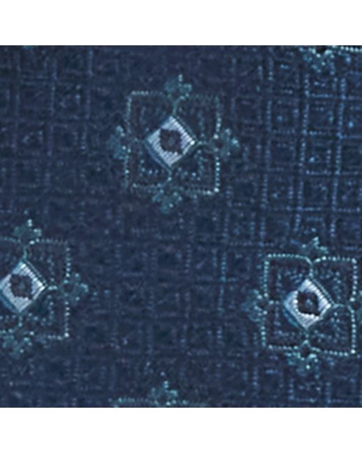 Canali Blue Silk Jacquard Tie for men