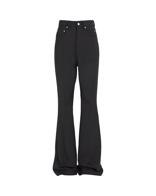Rick Owens Black Bolan Bootcut Jeans