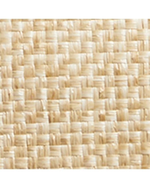 Bottega Veneta Brown Raffia Andiamo Clutch Bag
