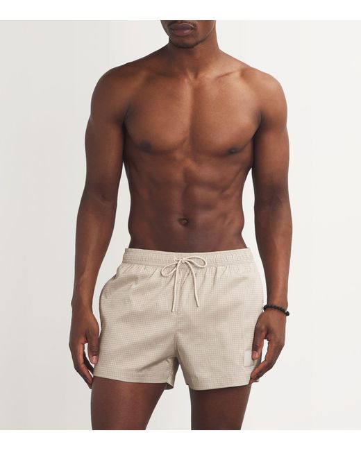 Calvin Klein Natural Ripstop Swim Shorts for men