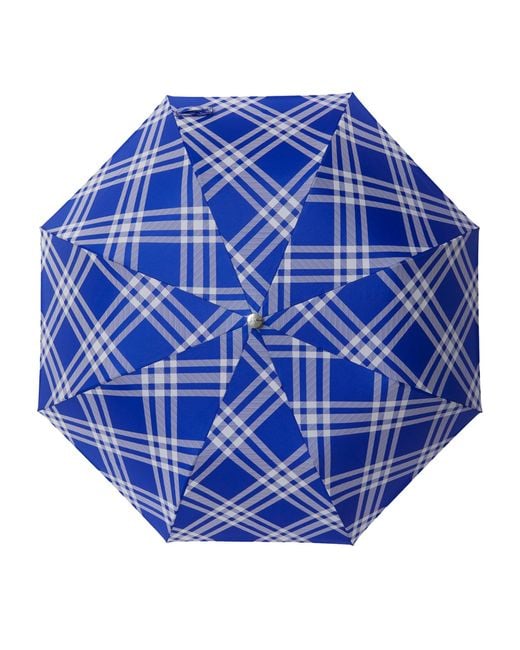 Burberry Blue Check Umbrella
