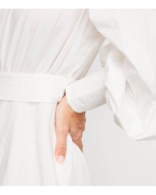 Zimmermann Utility Midi Dress in White | Lyst