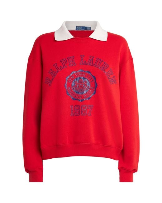 Polo Ralph Lauren Red Polo Crest Sweatshirt