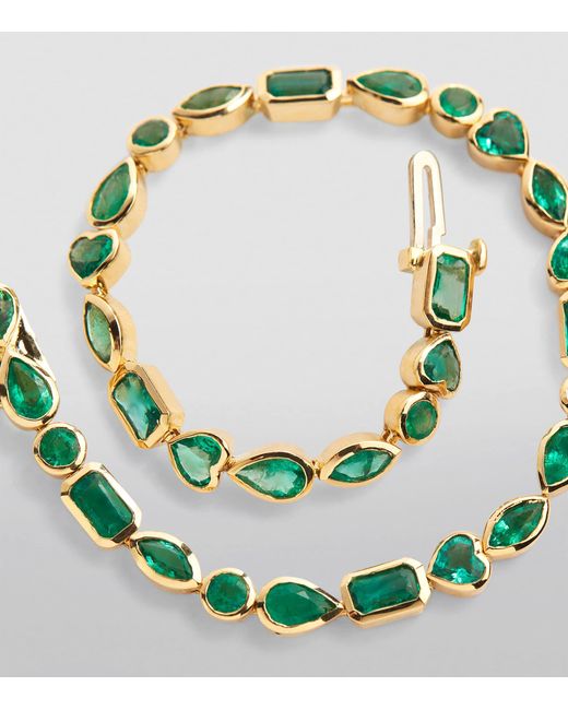 SHAY Green And Emerald Multi-Shape Bracelet