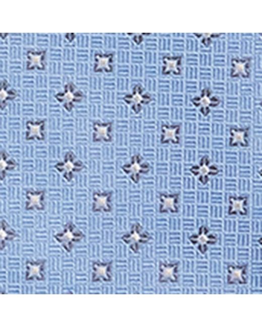 Isaia Blue Silk Tie for men