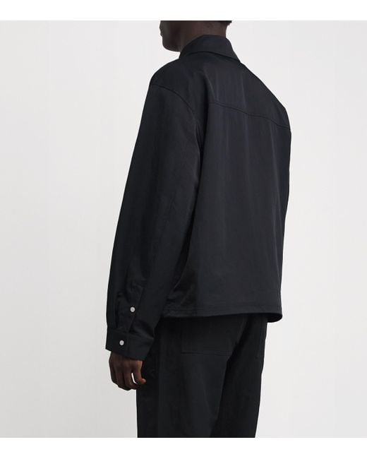 Represent Black Technical Overshirt for men