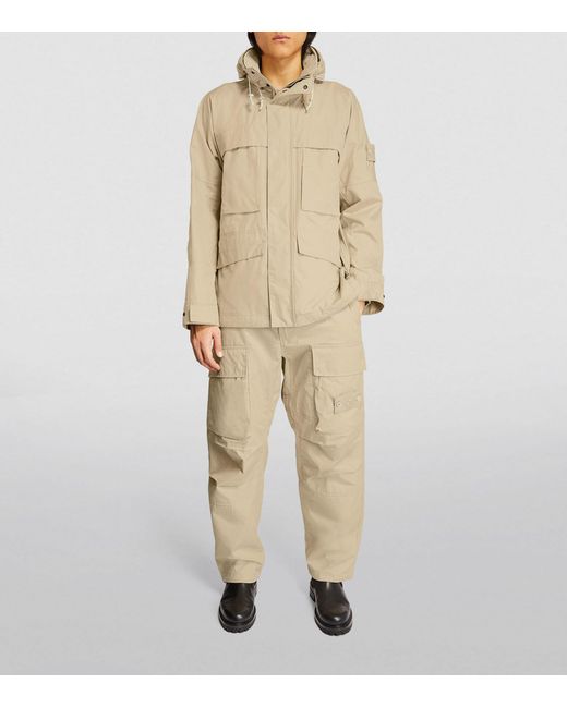 Stone Island Natural Ghost Piece O-ventile Parka for men