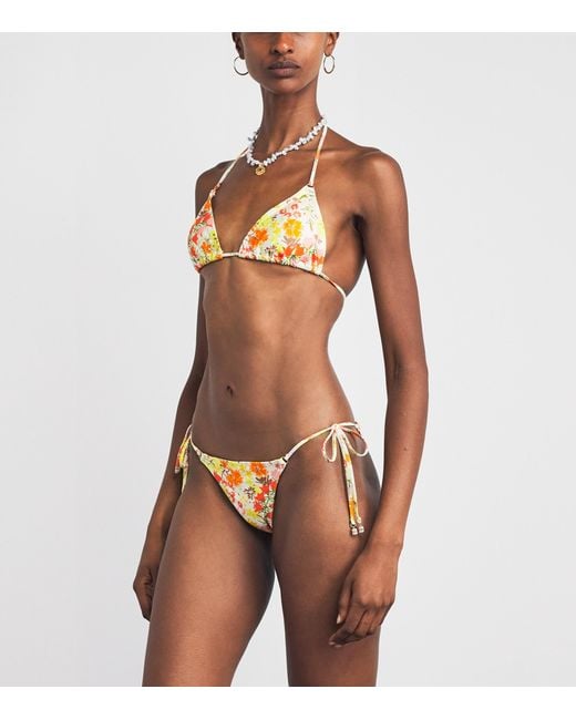 Zimmermann Metallic Floral Solstice Bikini