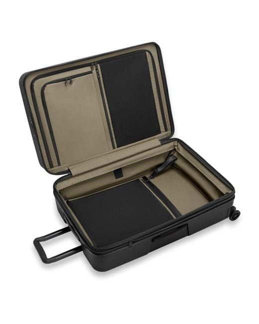 Briggs & Riley Black Zdx Hard Expandable Spinner Suitcase