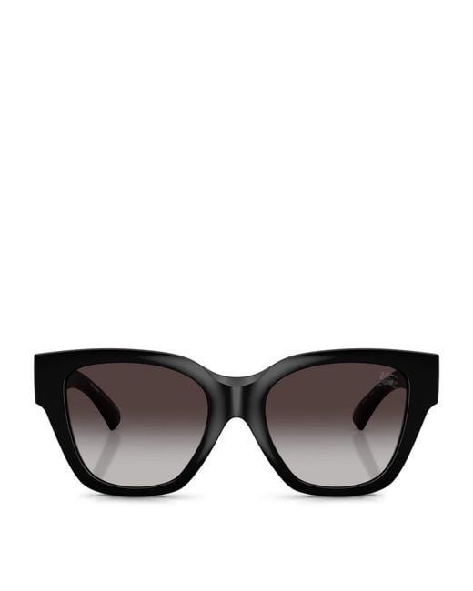 Burberry Black Injected Be4489U Square Sunglasses