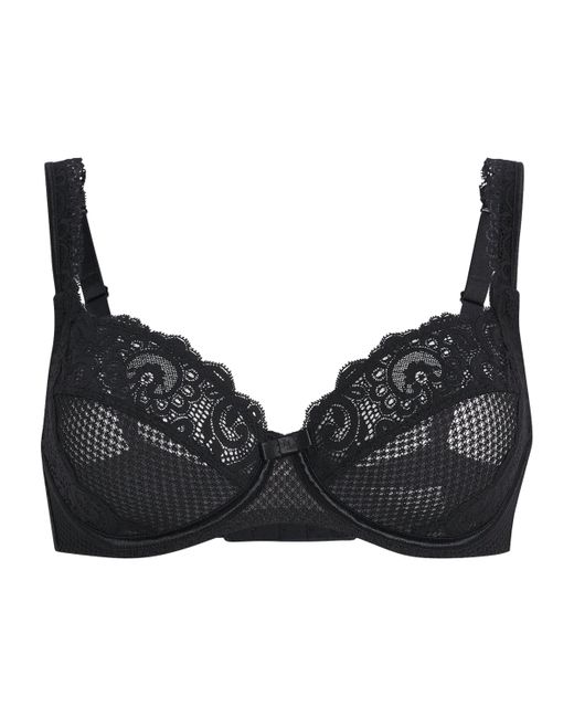 Maison Lejaby Black Lace Gaby Underwired Bra