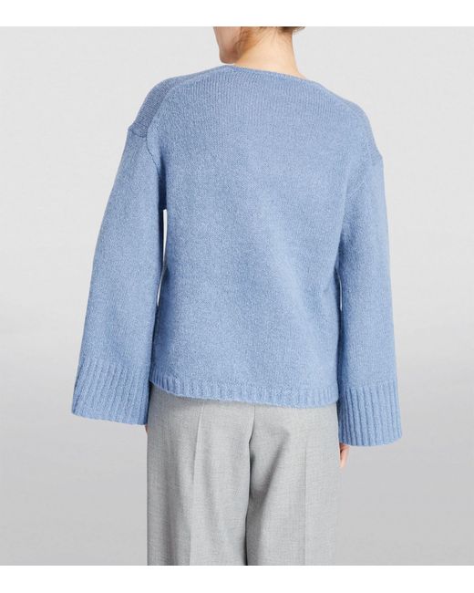 By Malene Birger Blue Wool-blend Cimone Sweater