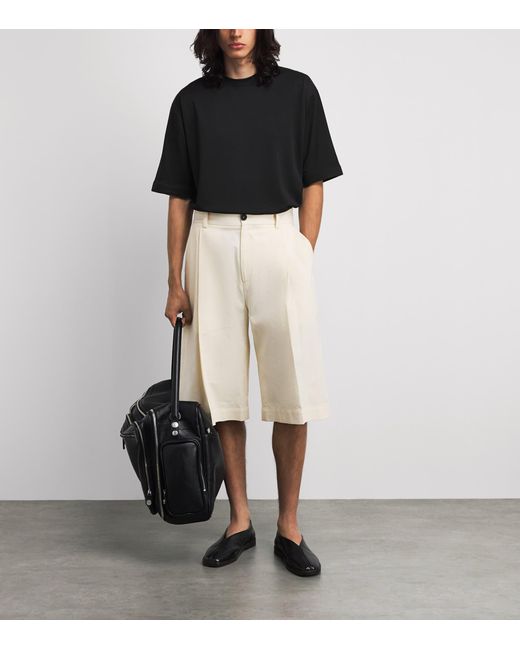 Jacquemus Black Cotton Rond Carré T-Shirt for men