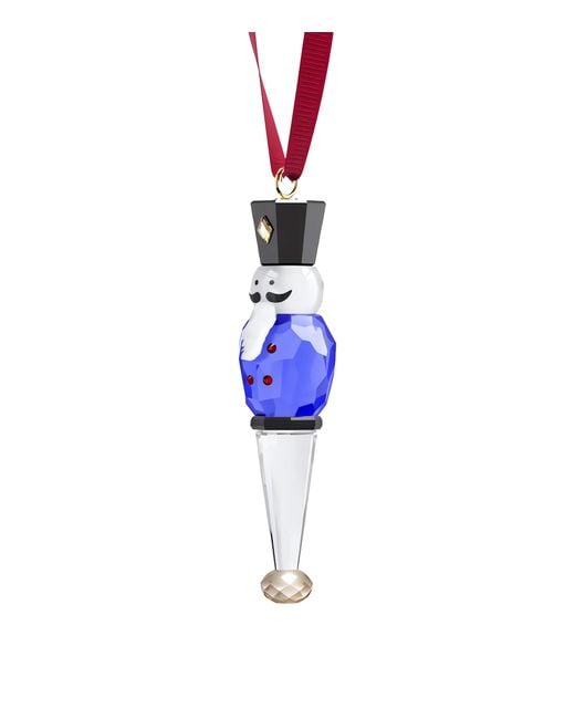 Swarovski Blue Nutcracker Tree Decoration