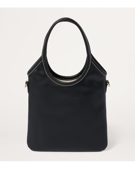 Miu Miu Black Calf Leather Ivy Tote Bag