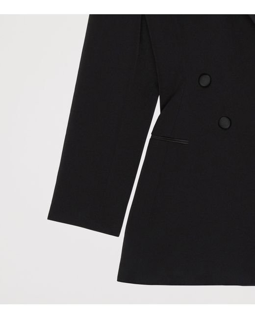 Givenchy Black Wool Double-Breasted Blazer