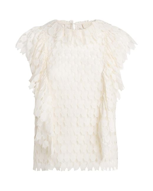 Ulla Johnson White Lace Daevy Blouse