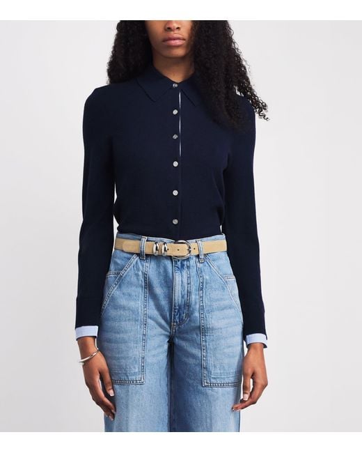 Sandro Natural Suede Belt