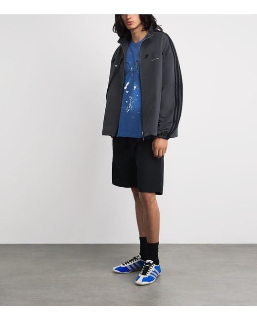 Adidas Blue X Songs For The Mute 7 Printed T-Shirt for men