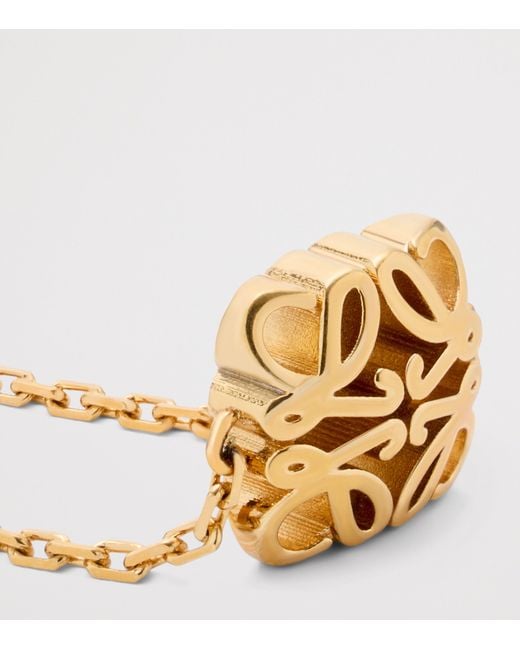 Loewe Metallic Bombé Anagram Bracelet