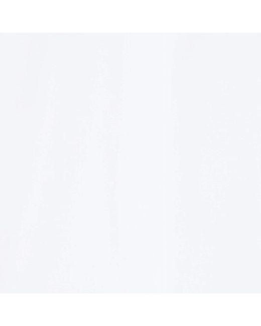 Alaïa White Cotton Poplin Asymmetric Shirt