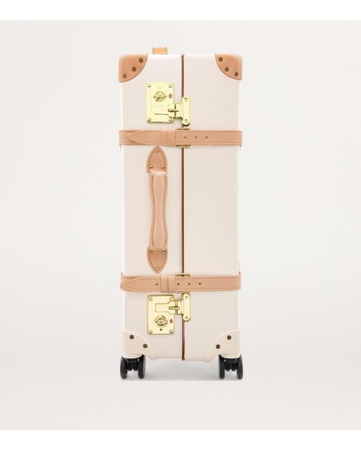 Globe-Trotter White Large Safari 4-Wheel Suitcase
