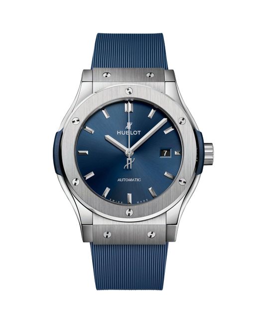 Hublot Blue Titanium Classic Fusion Watch
