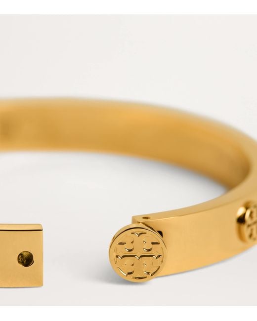 Tory Burch Natural Miller Stud Hinge Bangle