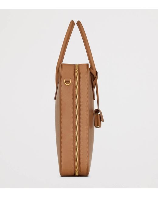 Saint Laurent Brown Large Sac De Jour Bauletto Messenger Bag