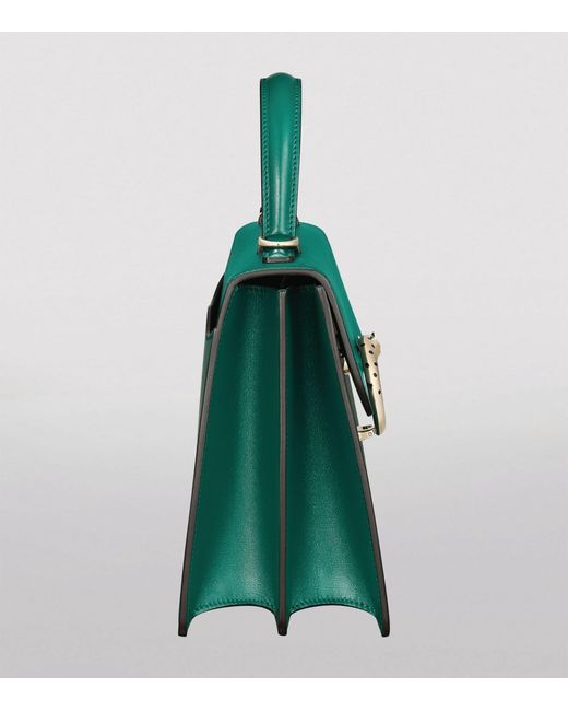 Cartier Green Leather Panthère De Top-handle Bag