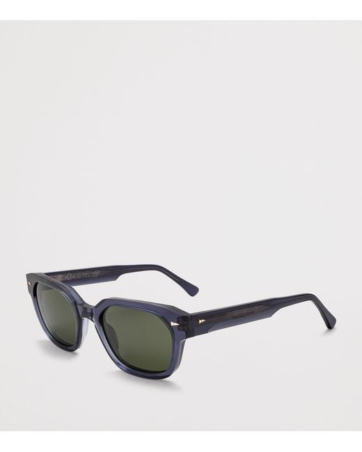 Ahlem Green Buci Square Sunglasses for men