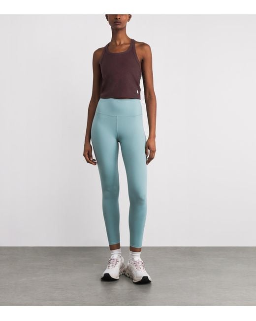 vuori Brown Elevation Racerback Bra