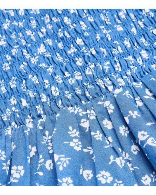 Polo Ralph Lauren Blue Floral Elery Dress