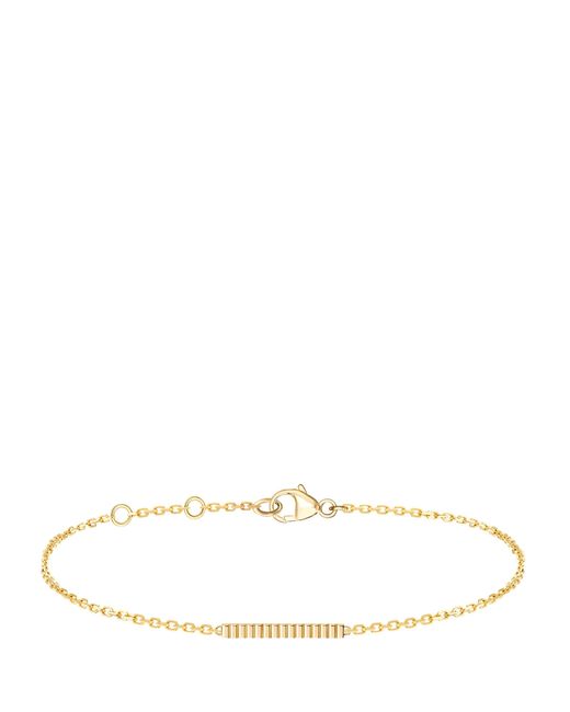 Boucheron White Quatre Grosgrain Chain Bracelet