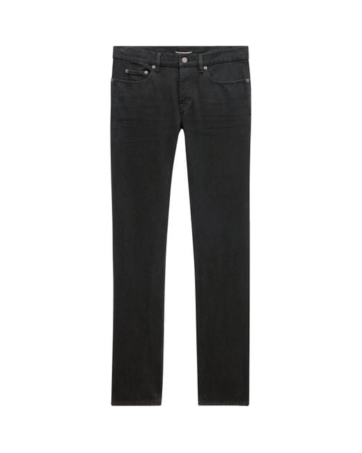 Saint Laurent Black Relaxed Slim Jeans for men