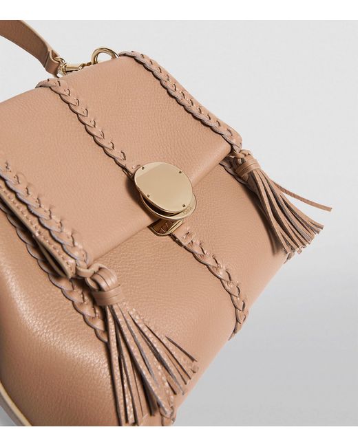 Chloé Natural Small Leather Penelope Shoulder Bag