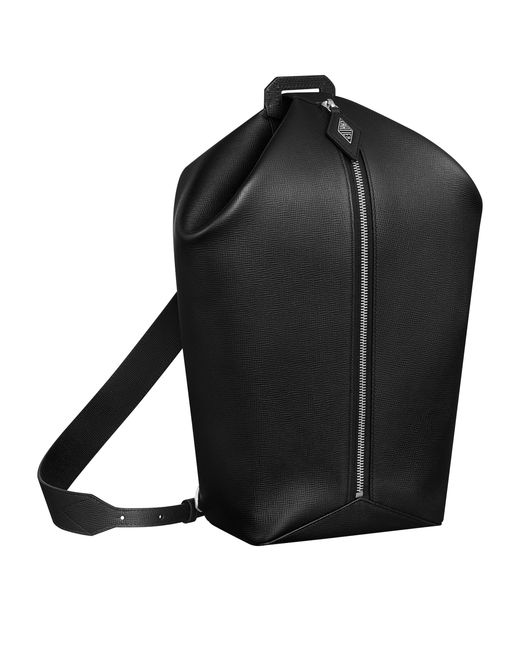 Cartier Black Leather Losange Cross-Body Bag