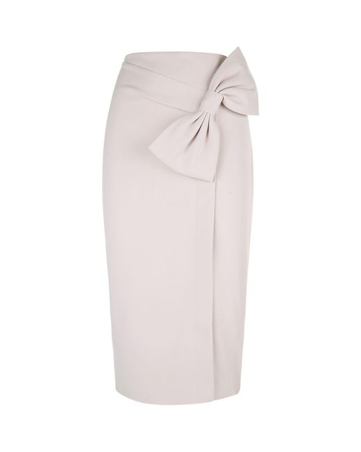 Ted Baker Pink Liyah Bow Pencil Skirt