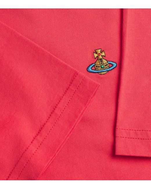 Vivienne Westwood Pink Organic Cotton Orb T-Shirt for men