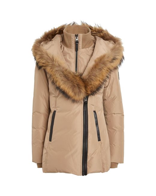 Mackage Natural Fur-trim Adali Puffer Jacket