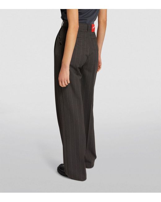 MAX&Co. Black X Looney Tunes Pinstripe Trousers