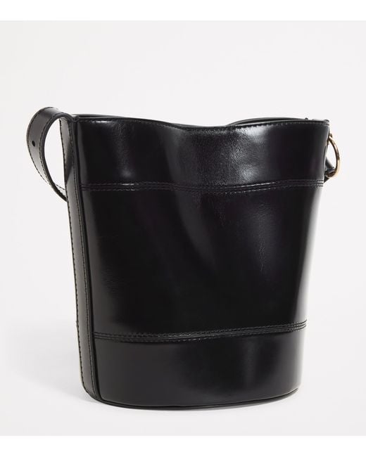 Claudie Pierlot Black Leather Solveig Bag