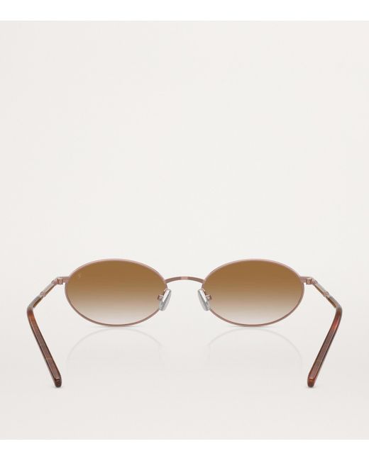 Brunello Cucinelli Natural Titanium Sunglasses