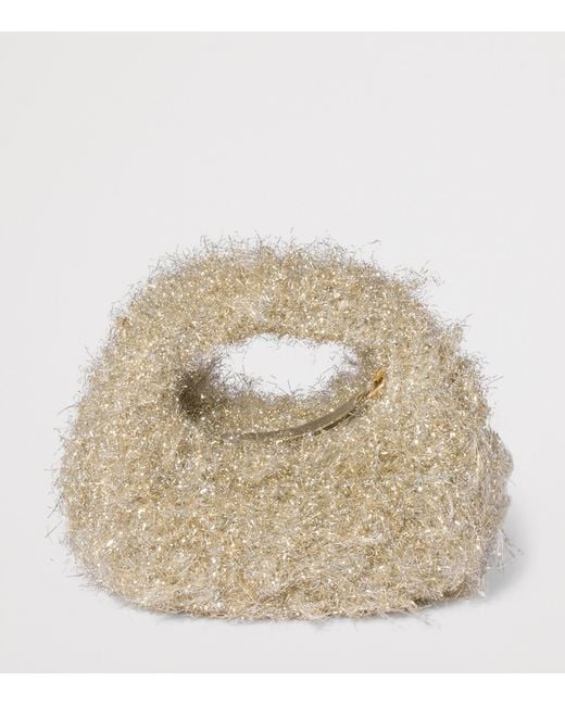 Miu Miu Metallic Mini Lurex Wander Top-Handle Bag