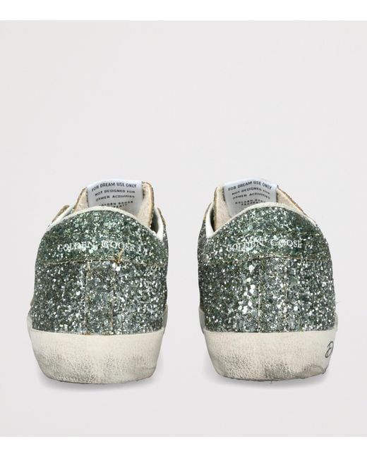 Golden Goose Deluxe Brand Metallic Glitter Super Star Sneakers