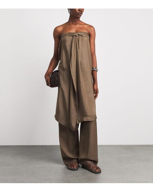 A.Emery Brown Leather Jalen Slim Sandals