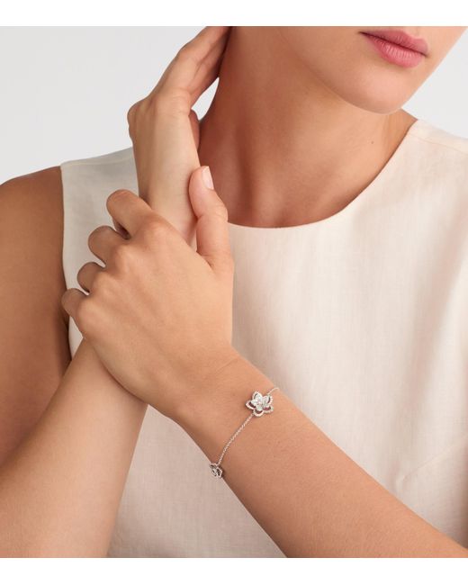 Graff White And Diamond Wild Flower Bracelet
