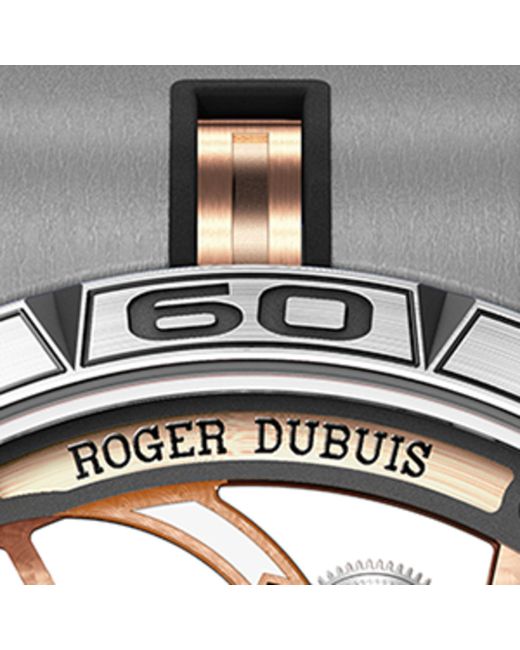 Roger Dubuis Metallic Rose Gold Excalibur Spider Monobalancier Watch 45mm for men