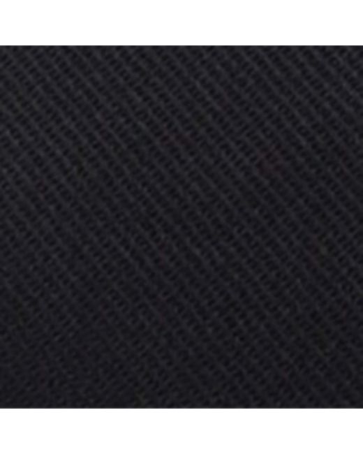 Prada Black Cotton Drill Baseball Cap for men